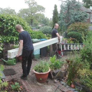 5. feb. – nov. 2016: cv ketel eruit, boiler erin. Afwerken. IR panelen en ventilatie