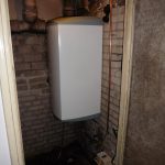 Warm water ->boiler