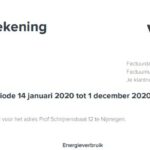 Overzicht energieverbruik en teruglevering (2008-2020)